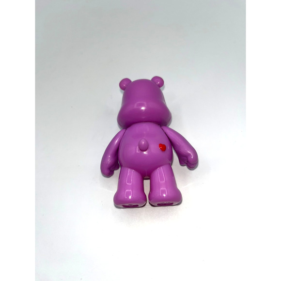 Vintage Care Bears Share Bear Purple Plastic Figure Cake Topper Cupcake Topper - Picture 5 of 7